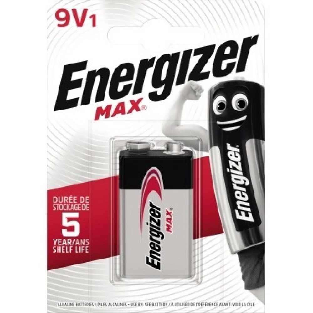 Energizer Batterie Max Alkaline 9V/E-Block/6LR61