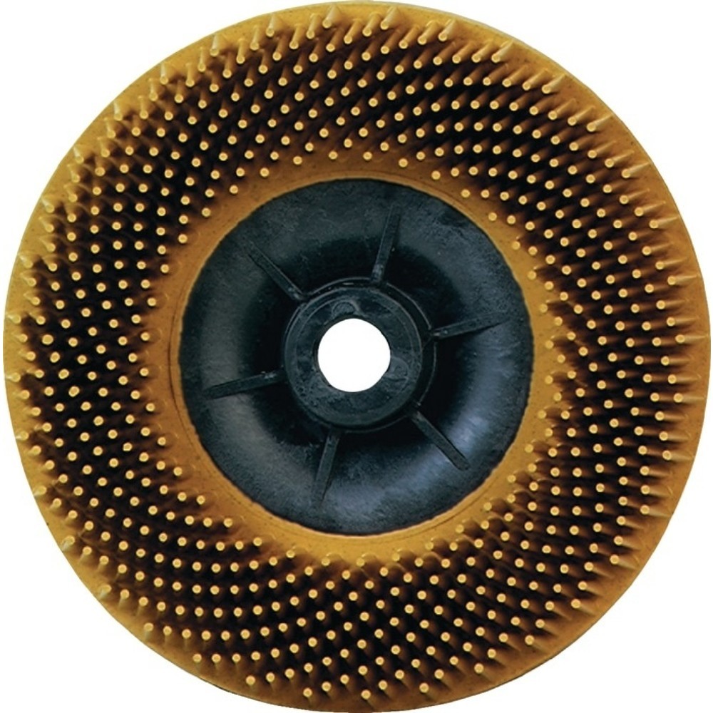 Produktabbildung: 3M™ Bürstenscheibe BD-ZB, Durchmesser 115 mm, Cubitron Körnung 80+