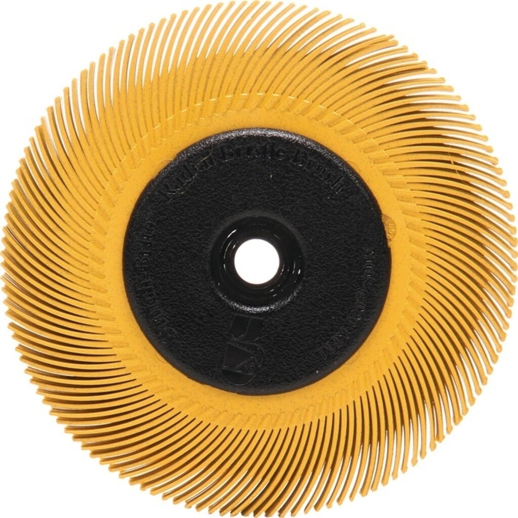3M™ Radialbürstenscheibe BB-ZB Typ A, Ø150xB12x25,4mm 36, Cubitron Produktabbildung: 3M™ Radialbürstenscheibe BB-ZB Typ A, Ø150xB12x25,4mm 36, Cubitron
