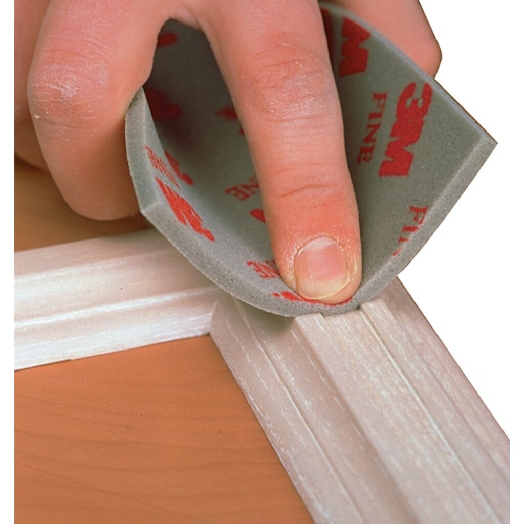 3M™ Schleifschwamm Soft Pad, L140xB115mm, microfine Produktabbildung: 3M™ Schleifschwamm Soft Pad, L140xB115mm, microfine