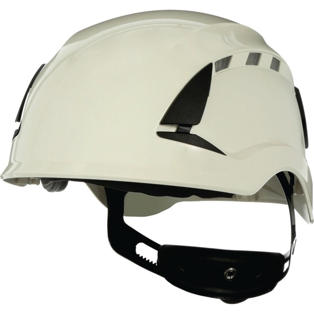3M™ Schutzhelm SecureFit X5501V-CE, UV stabilisiertes (ABS), weiß, EN 397 Produktabbildung: 3M™ Schutzhelm SecureFit X5501V-CE, UV stabilisiertes (ABS), weiß, EN 397