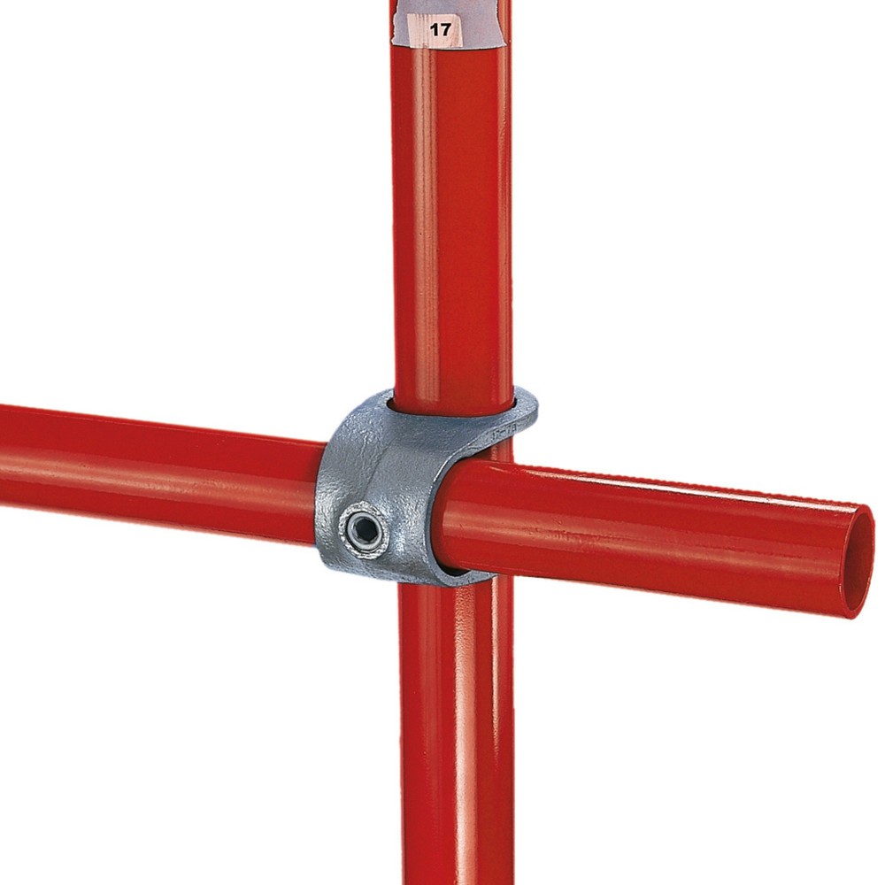 Produktabbildung: 90°-Klemmverbinder, Außen-Ø Rohr 26,9 mm