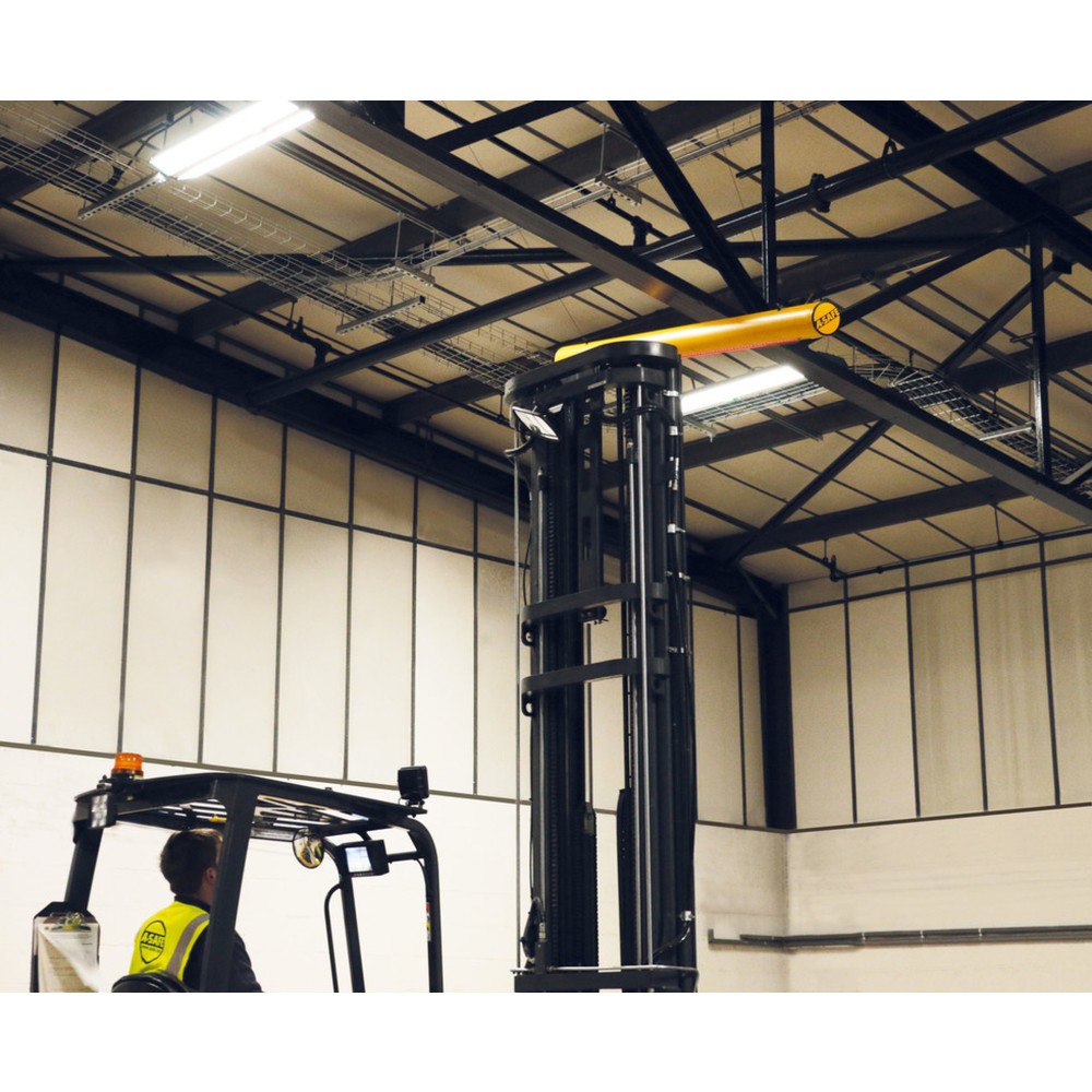 Product image: A-SAFE alarm bar made from Memaplex®, visual and acoustic, length 2,000 mm