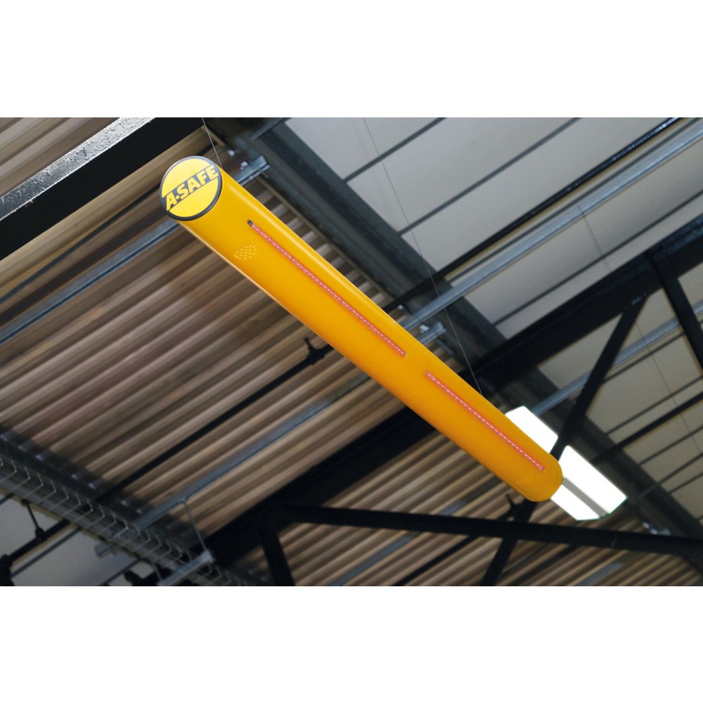 Produktabbildung Nr. 2: A-SAFE Alarmleiste aus Memaplex®, visuell u. akustisch, Länge 2.000 mm