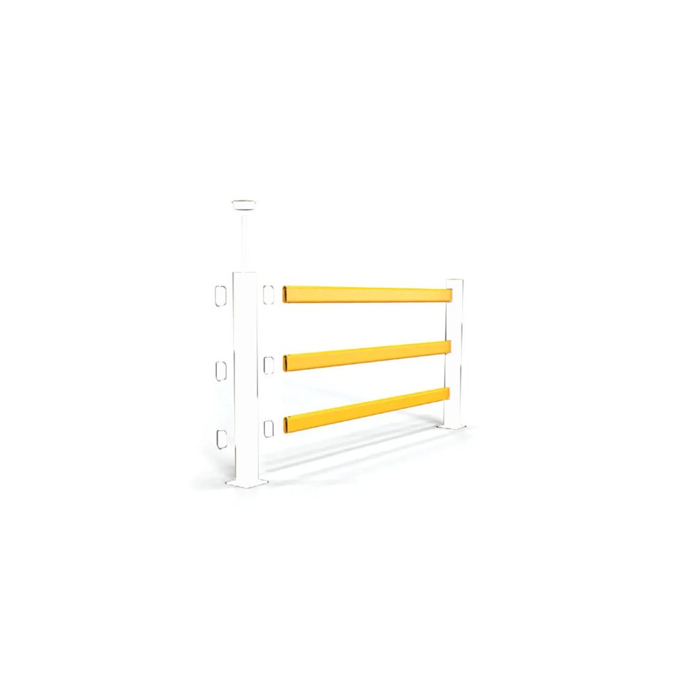 Produktabbildung Nr. 4: A-SAFE Holmsatz für Rammschutzgeländer eFlex als Fußwegtrennung aus MEMAPLEX®, Innen- und Außenbereich, HxB , 3 x 2.000 mm Länge