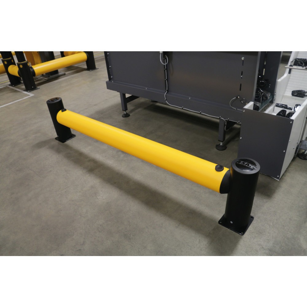 Produktabbildung Nr. 2: A-SAFE Endpfosten für Rammschutzgeländer eFlex als Verkehrsbarriere aus MEMAPLEX®, Innen- und Außenbereich, HxB