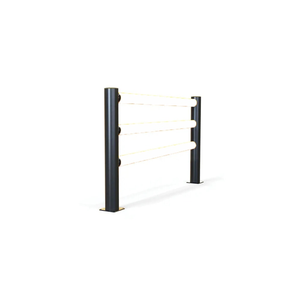 A-SAFE Endpfosten für Rammschutzgeländer iFlex als Fußwegtrennung aus MEMAPLEX®, Innen- und Außenbereich, HxB Produktabbildung: A-SAFE Endpfosten für Rammschutzgeländer iFlex als Fußwegtrennung aus MEMAPLEX®, Innen- und Außenbereich, HxB