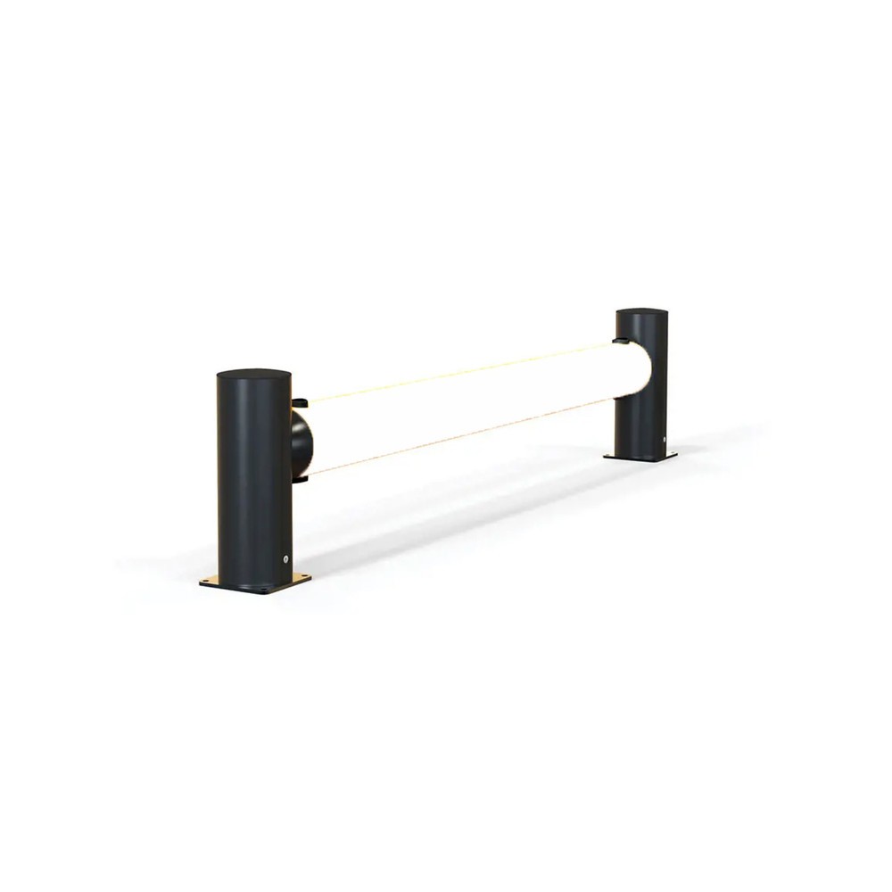 Product image: A-SAFE eFlex traffic barrier made from MEMAPLEX®, end post