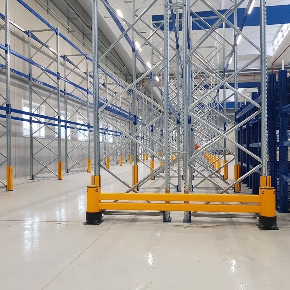 Product image no. 4: A-SAFE rack end barrier made from MEMAPLEX®, double - 1,100 mm length