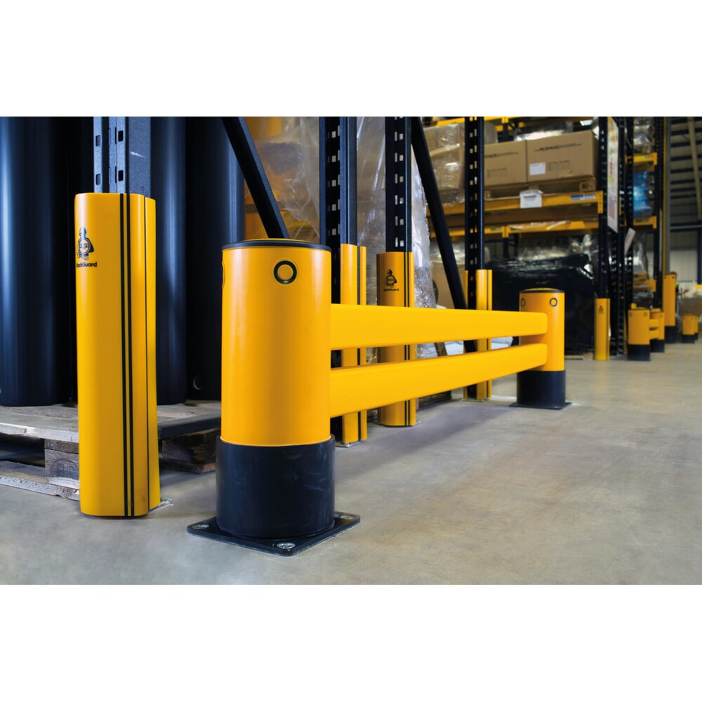 Product image no. 6: A-SAFE rack end barrier made from MEMAPLEX®, double - 1,100 mm length