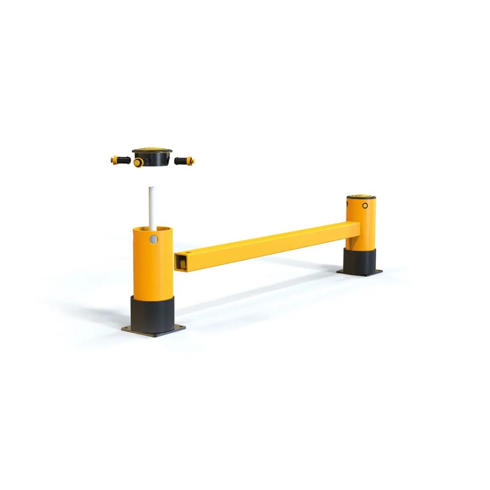 Product image no. 3: A-SAFE rack end barrier made from MEMAPLEX®, single - 1,100 mm length