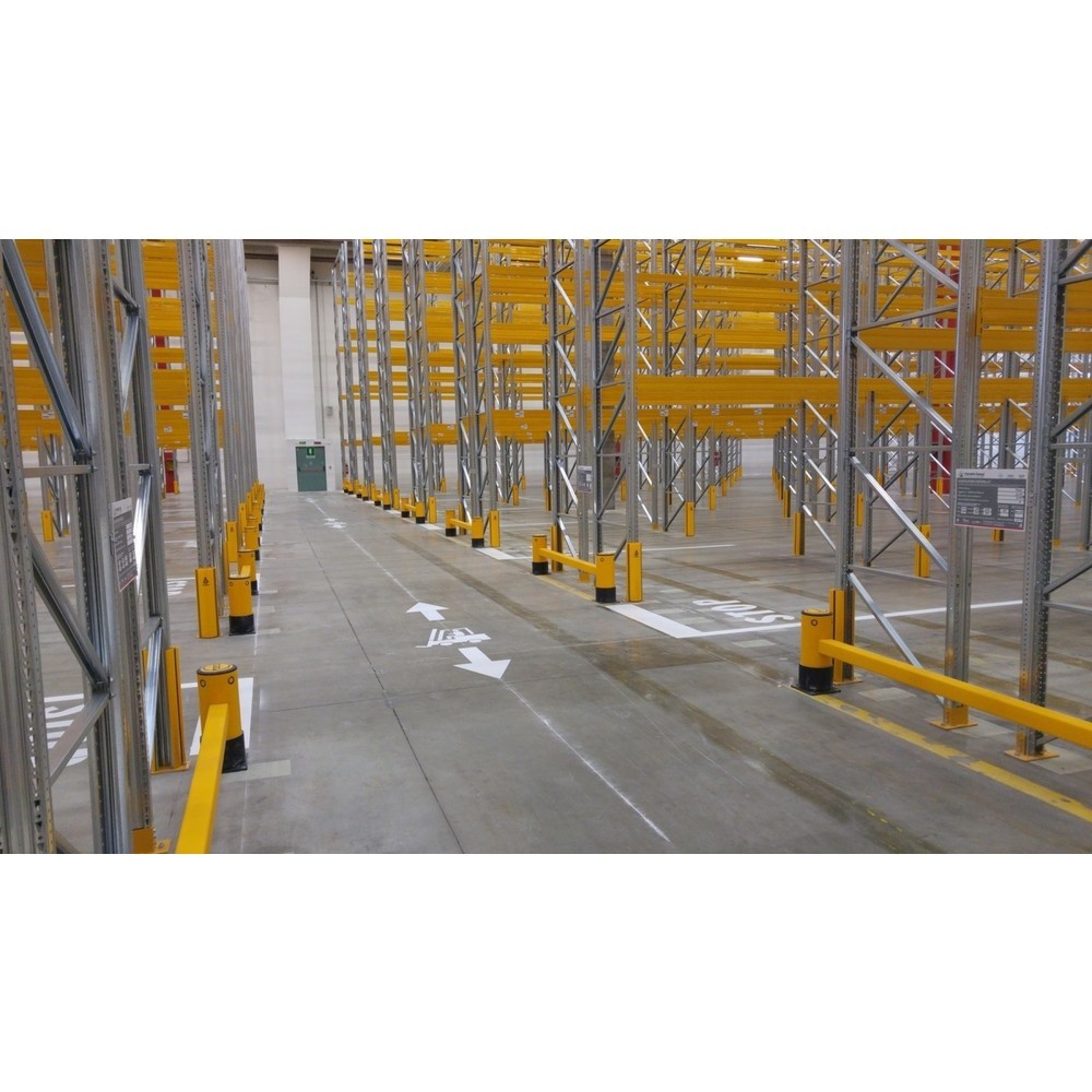 Product image no. 4: A-SAFE rack end barrier made from MEMAPLEX®, single - 1,100 mm length