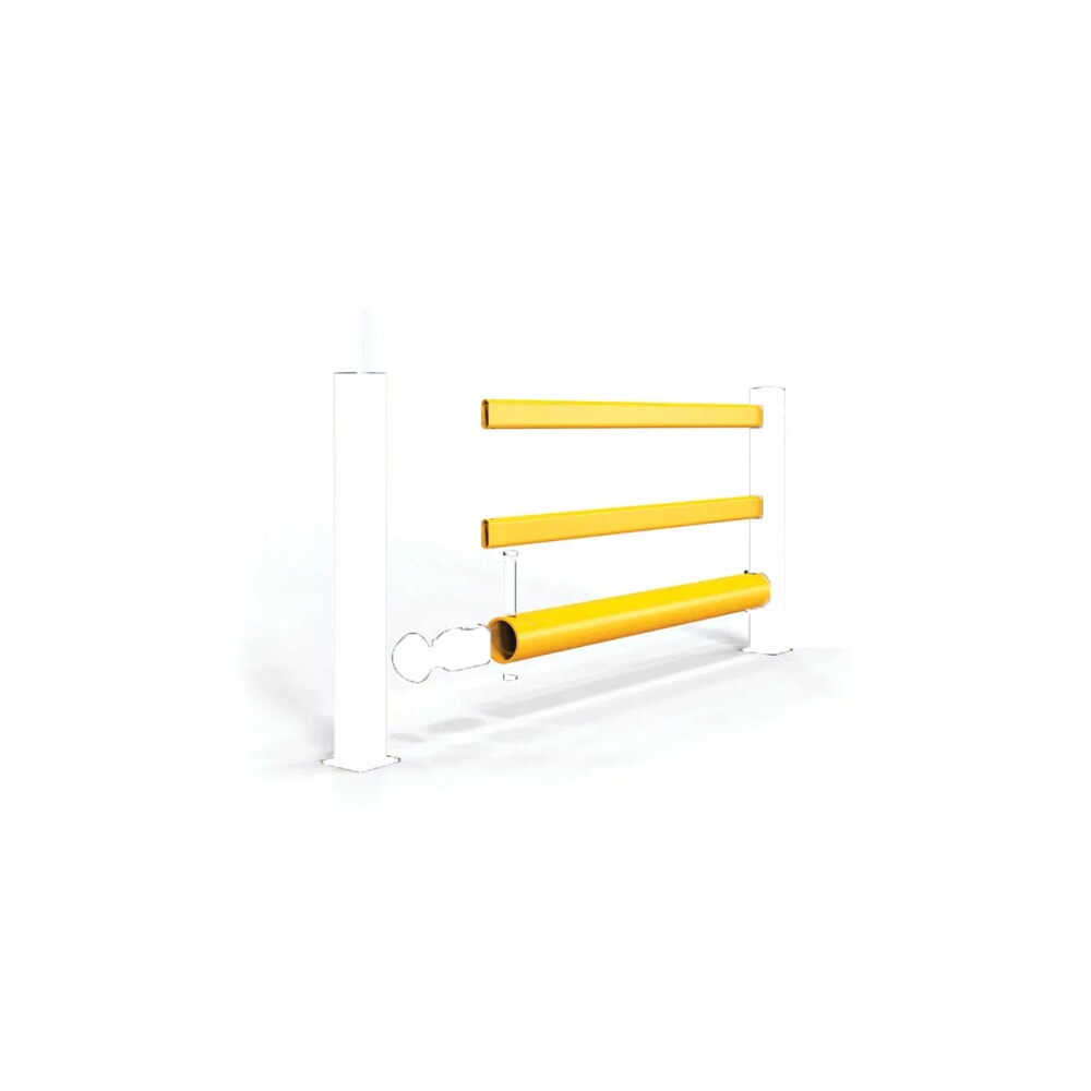Product image no. 6: A-SAFE rail set for eFlex traffic barrier, made from MEMAPLEX® - 500 mm length