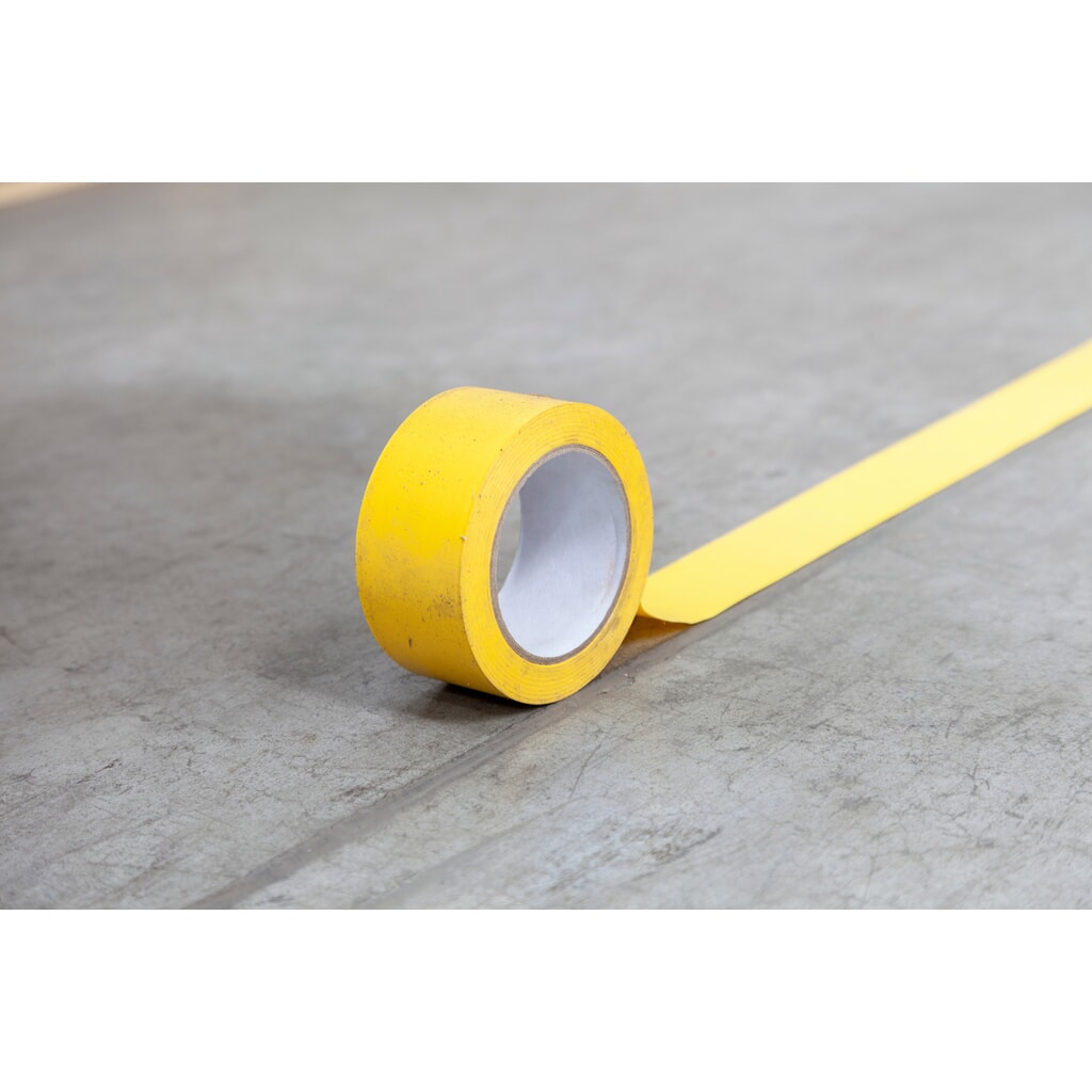 A.M.P.E.R.E. Bodenmarkierungsband Traffic Tape Standard, Breite 75 mm, Stärke 0,15 mm, Länge 33 m, gelb Produktabbildung Nr. 8: A.M.P.E.R.E. Bodenmarkierungsband Traffic Tape Standard, Breite 75 mm, Stärke 0,15 mm, Länge 33 m, gelb