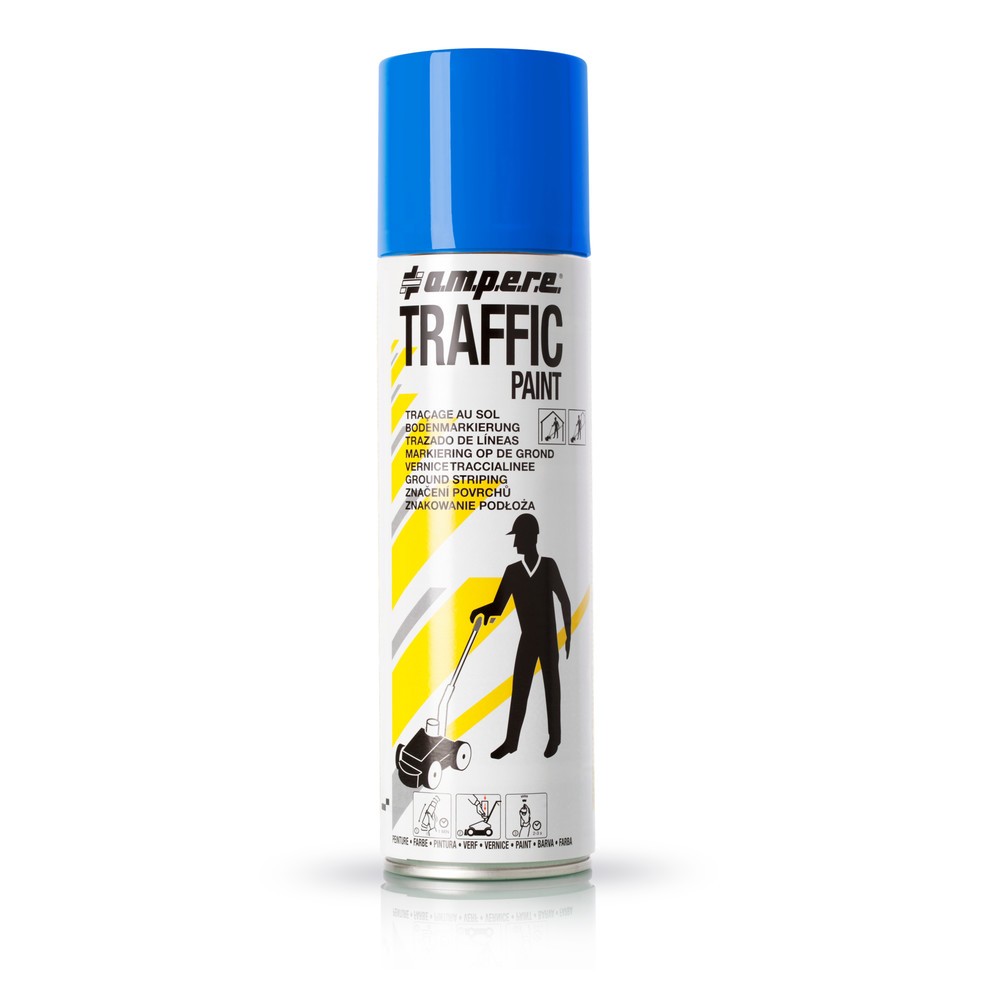 Zdjęcie produktu nr 1: A.M.P.E.R.E. Farba do znakowania TRAFFIC 0,5 l, niebieska
