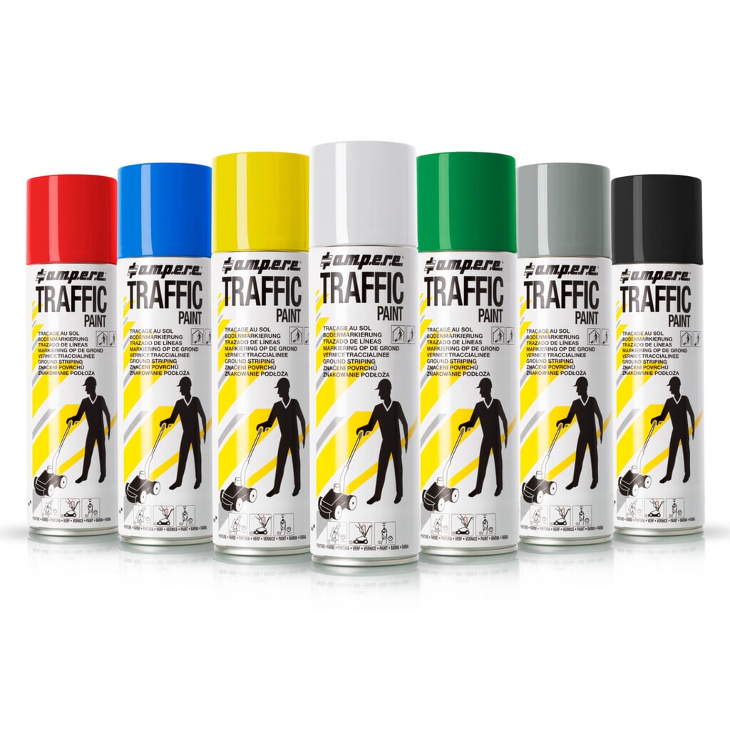 Produktabbildung Nr. 3: A.M.P.E.R.E. Markierfarbe TRAFFIC 0,5 l, rot