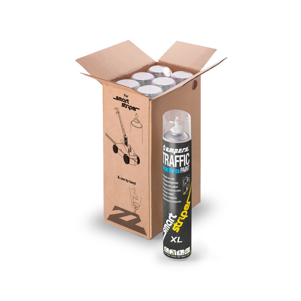 Produktabbildung Nr. 3: A.M.P.E.R.E. Markierfarbe TRAFFIC extra Paint® XL 0,75 l, weiß