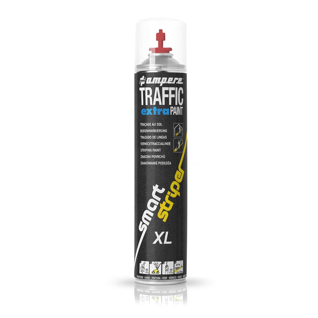A.M.P.E.R.E. Markierfarbe TRAFFIC extra Paint® XL 0,75 l, rot Produktabbildung: A.M.P.E.R.E. Markierfarbe TRAFFIC extra Paint® XL 0,75 l, rot