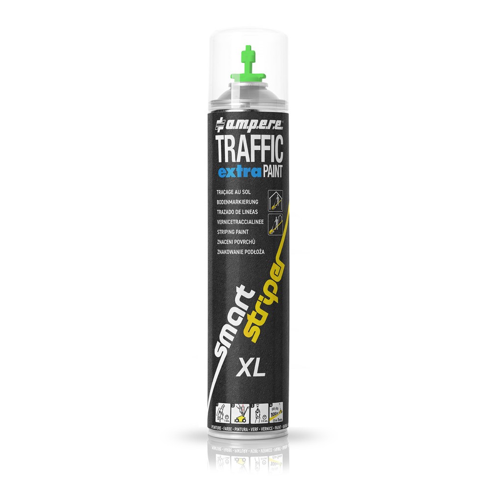 Produktabbildung: A.M.P.E.R.E. Markierfarbe TRAFFIC extra Paint® XL 0,75 l, grün