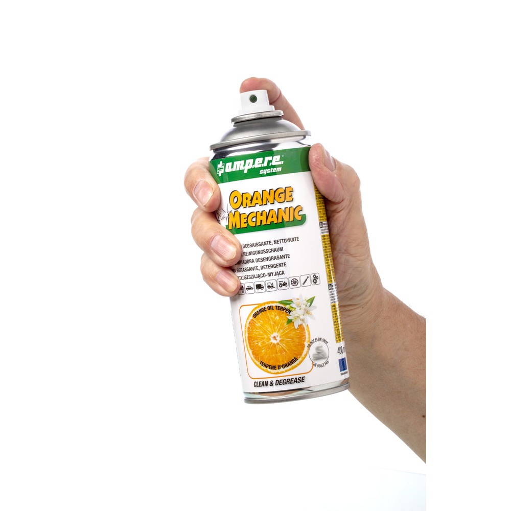 N° de l'image du produit 4 : A.M.P.E.R.E. Mousse de nettoyage Orange Mechanic, dégraissante, 400 ml, 12 p./UV