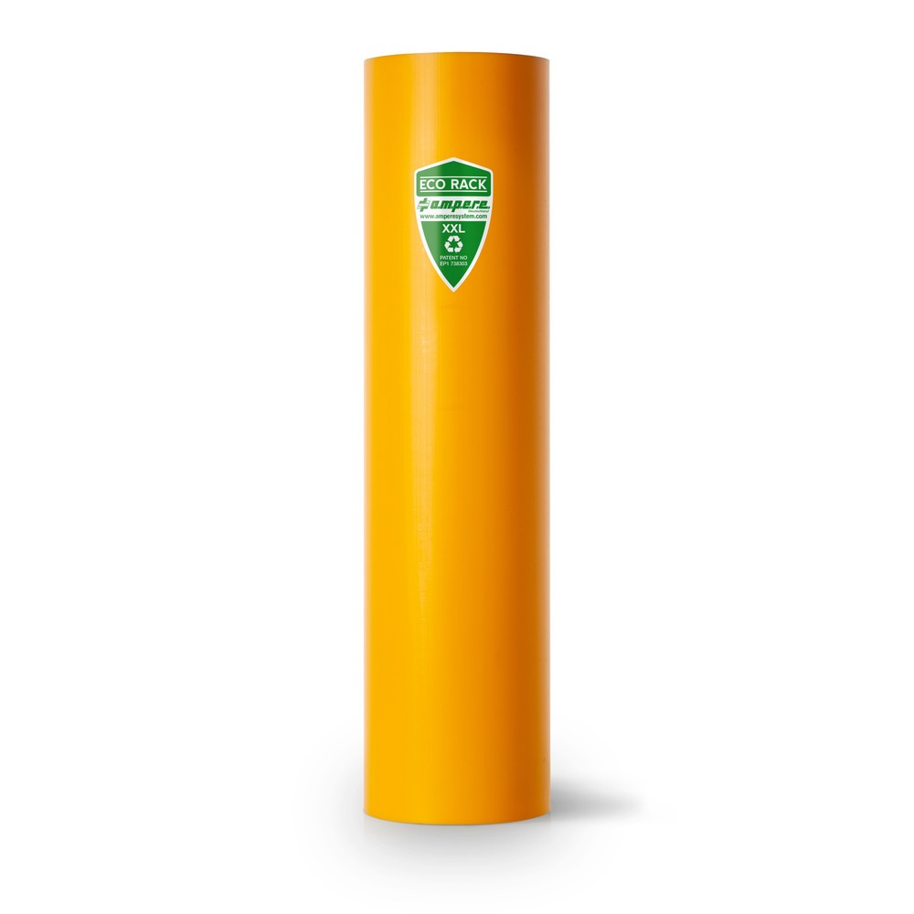Obrázek produktu: A.M.P.E.R.E. Ochrana regálů Eco Rack proti najetí, z plastu, model XXL, vnitřní rozměry VxŠ 600 x 111–120 mm
