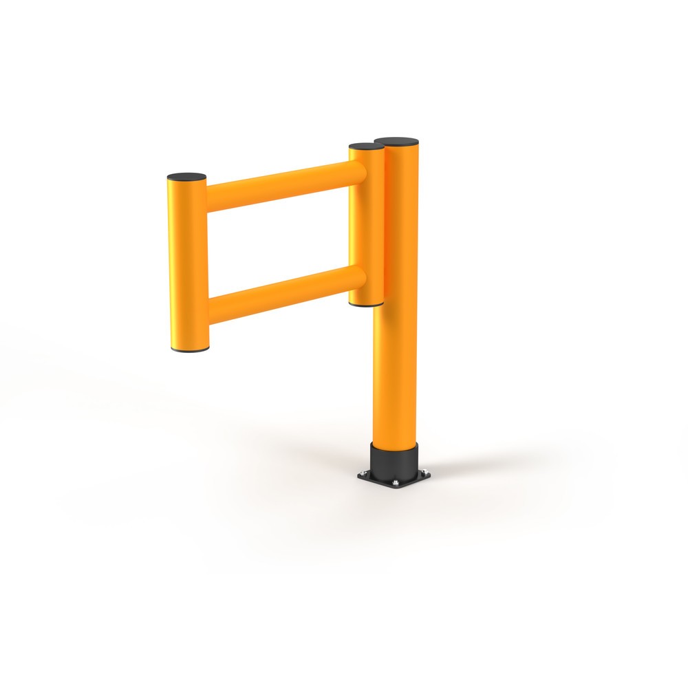 Produktabbildung: A.M.P.E.R.E. Schwingtür Rack Mammut® für Rammschutzgeländer Rack Mammut®, Innen- und Außenbereich Anschlag links, HxL 1.100 x 1.000 mm
