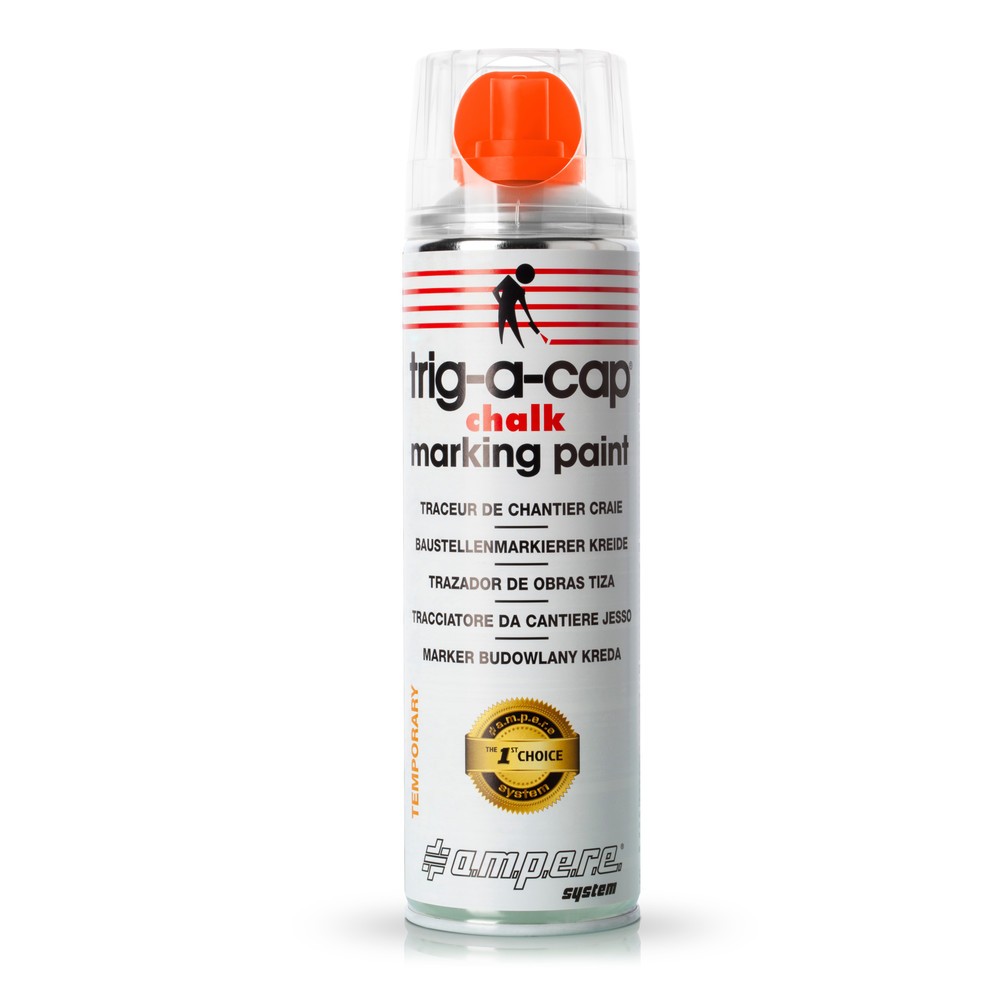 Immagine del prodotto: A.M.P.E.R.E. Spray a base di gesso trig-a-cap® chalk, 500 ml, 12 pz./SU, arancione