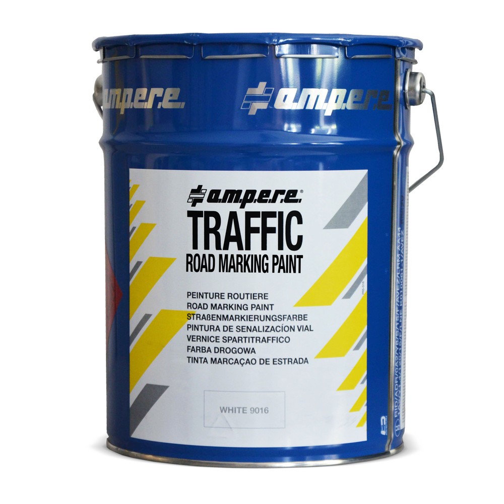 Produktabbildung: A.M.P.E.R.E. Straßenmarkierungsfarbe TRAFFIC Paint 5 kg, weiß