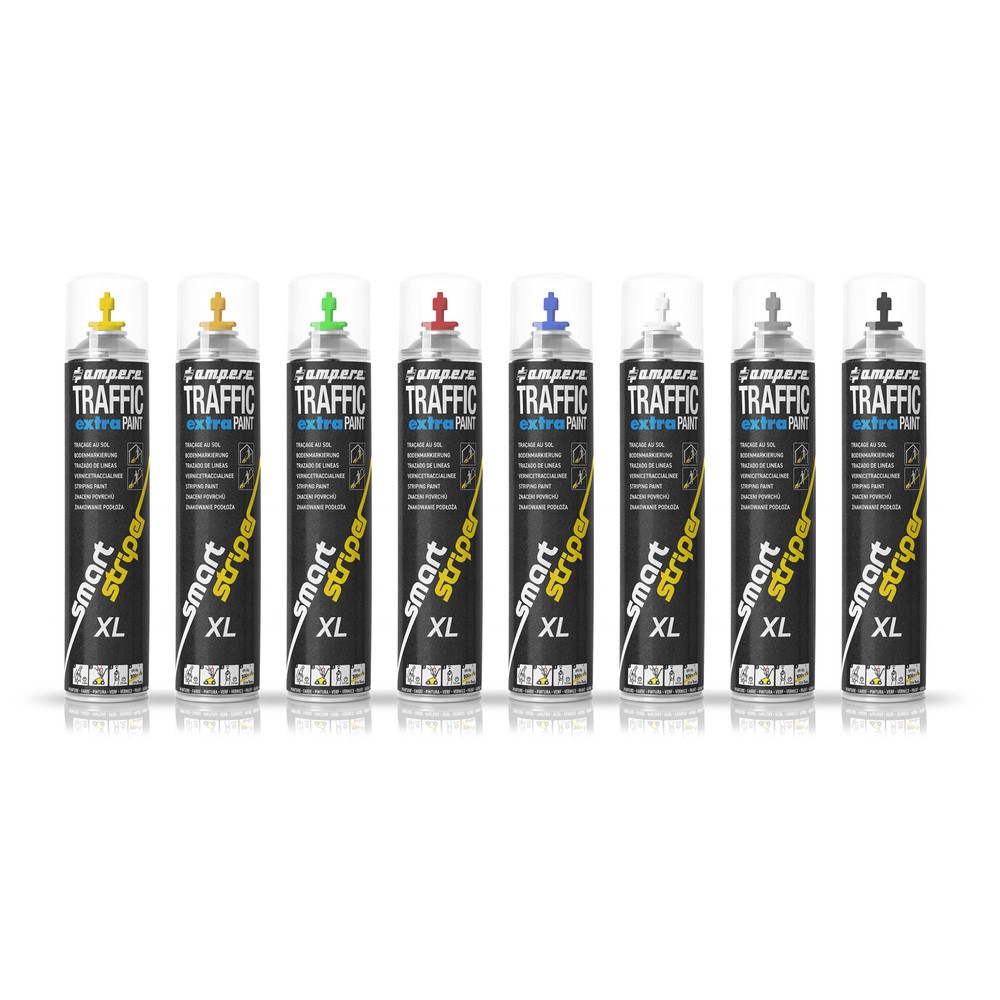 Číslo obrázka výrobku 4: A.M.P.E.R.E. Farba na podlahové značenie TRAFFIC extra Paint® XL 0,75 l, žltá