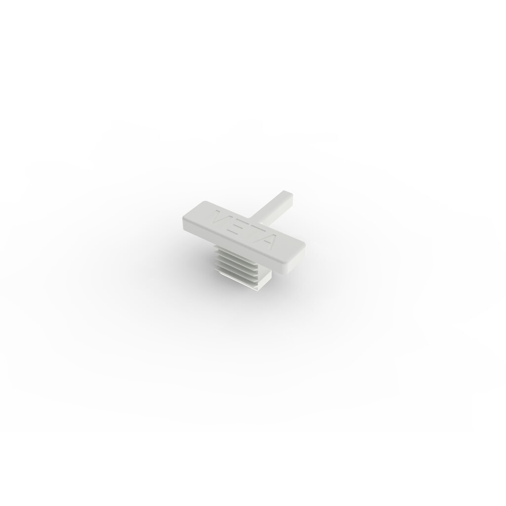 Abdeckkappe Für META Fachbodenregal, PVC, RAL 7035 lichtgrau, einfach Produktabbildung: Abdeckkappe Für META Fachbodenregal, PVC, RAL 7035 lichtgrau, einfach