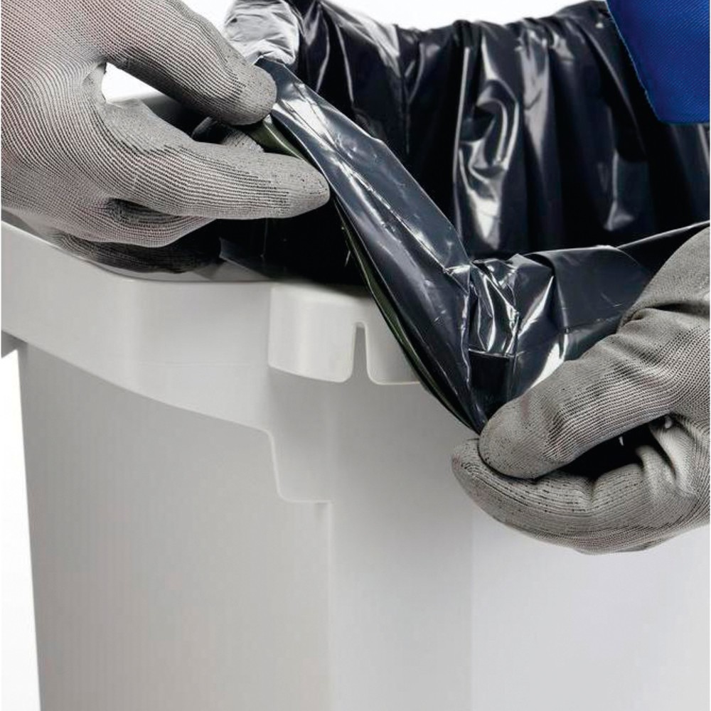 Produktabbildung Nr. 2: Abfall- und Wertstoffbehälter DURABIN 60 Liter, mit Deckel, PP, grau/schwarz