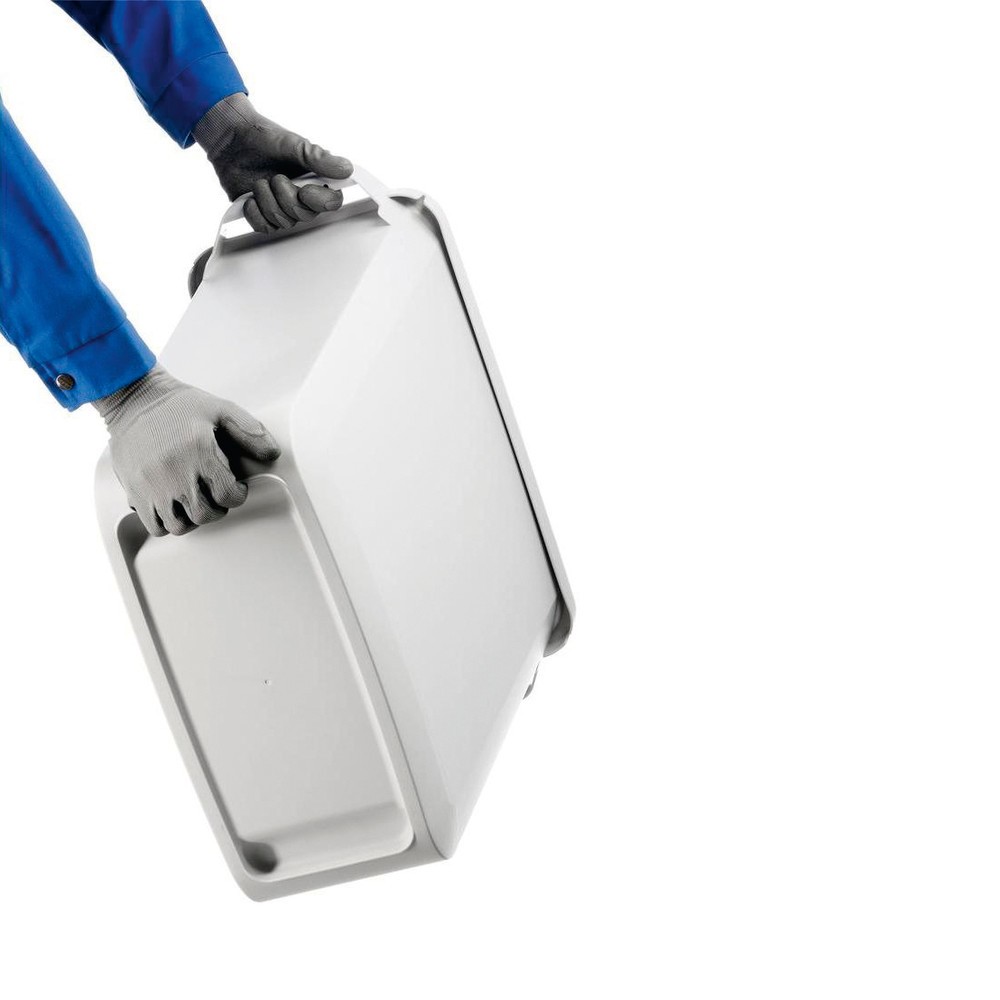 Produktabbildung Nr. 3: Abfall- und Wertstoffbehälter DURABIN 60 Liter, mit Deckel, PP, grau/schwarz