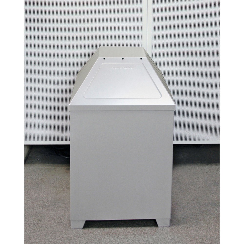 Produktabbildung Nr. 3: Abfallbehälter AB 100, Stahlblech, hellsilber, 95 Liter
