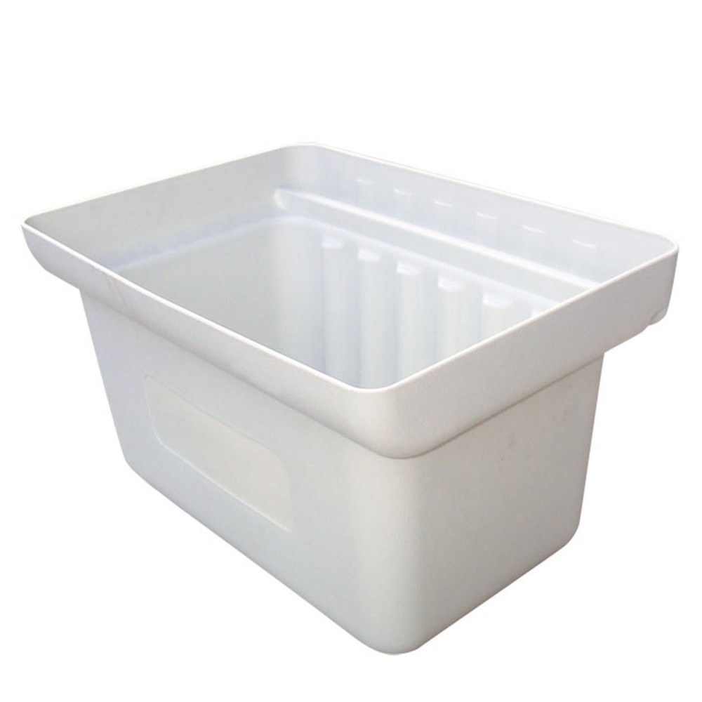 Produktabbildung: Abfallbox klein 808US grau-weiß (350 x 240 x 200 mm)