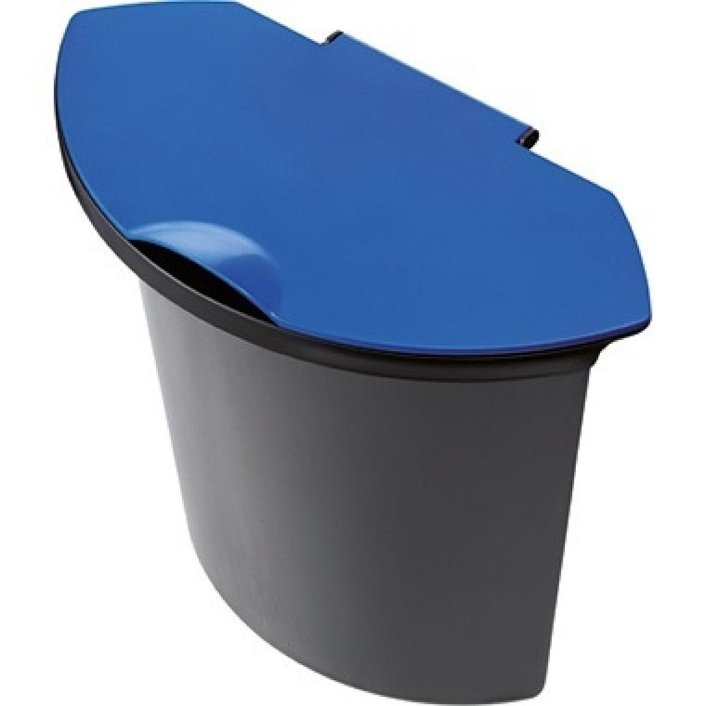 Produktabbildung: helit Abfalleinsatz H6106592 6Liter f. H 61061/H 61062 schwarz/blau