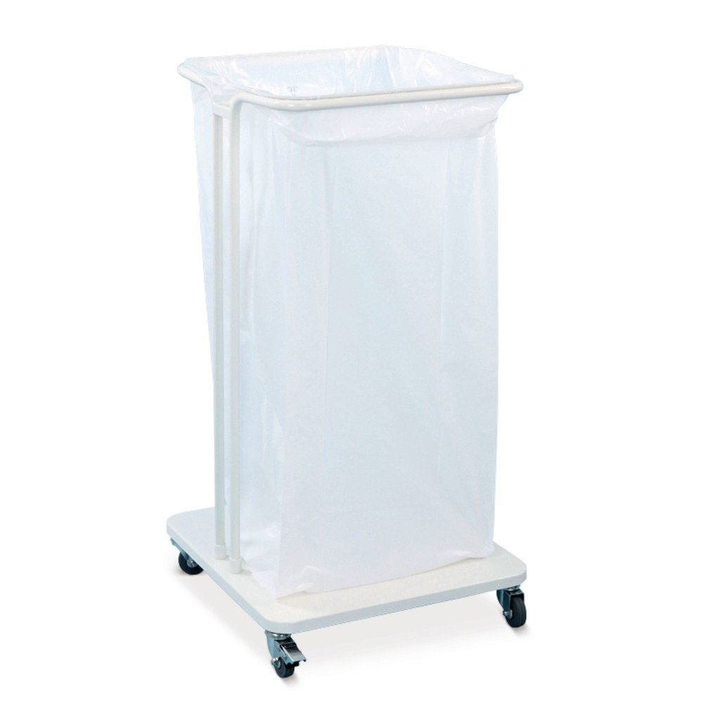 Produktabbildung Nr. 3: Abfallsackständer Premium 40 Liter, mit Rollen, mit Deckel und Fußpedal
