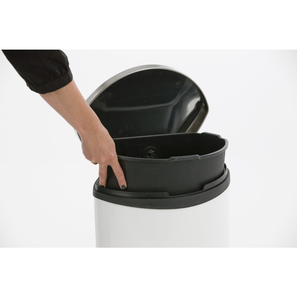 Produktabbildung Nr. 4: Abfallsammler Shell Bin, 30 l, weiß