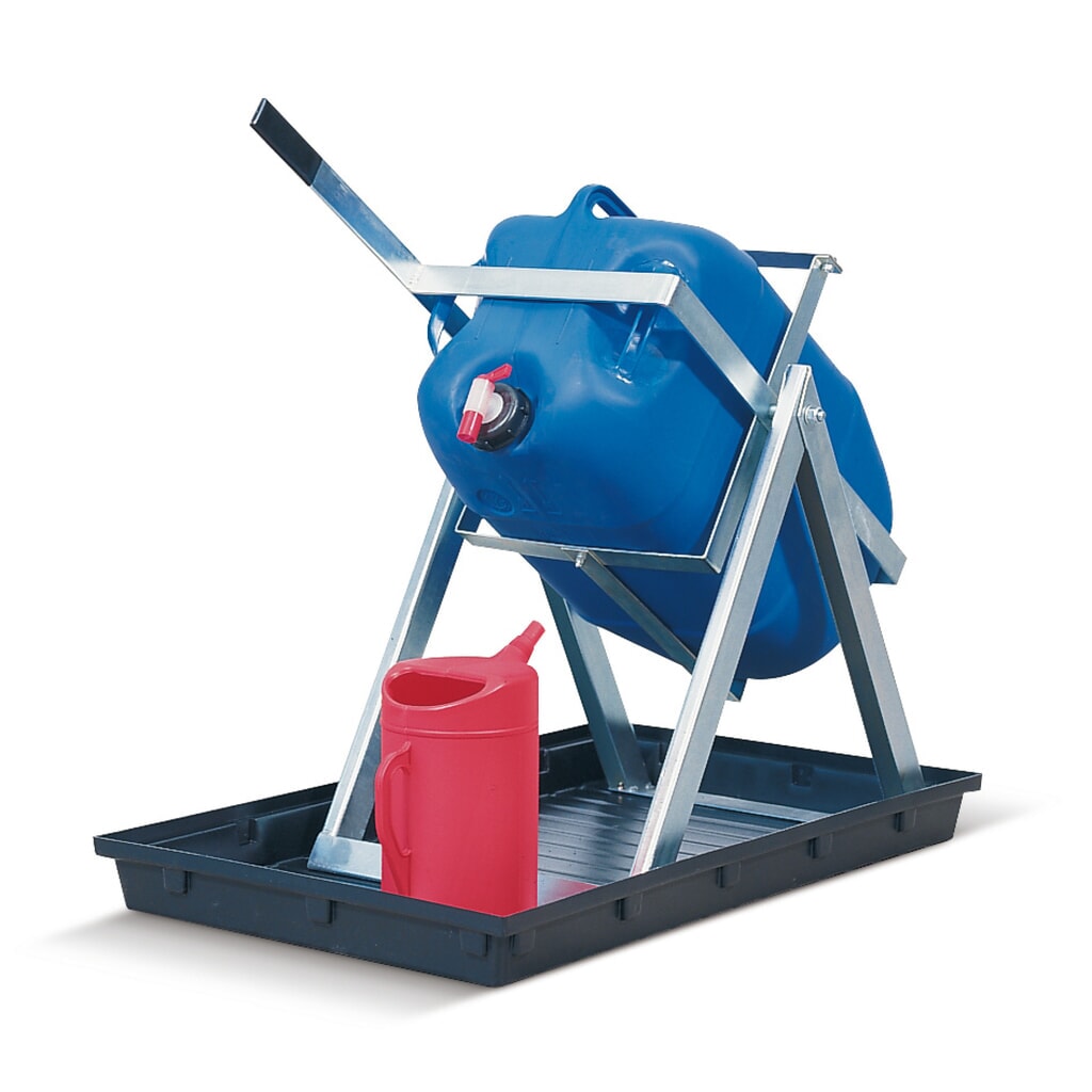 Abfüllbock AB60-V, für 1x 60-Liter-Kunststoffballon Produktabbildung: Abfüllbock AB60-V, für 1x 60-Liter-Kunststoffballon