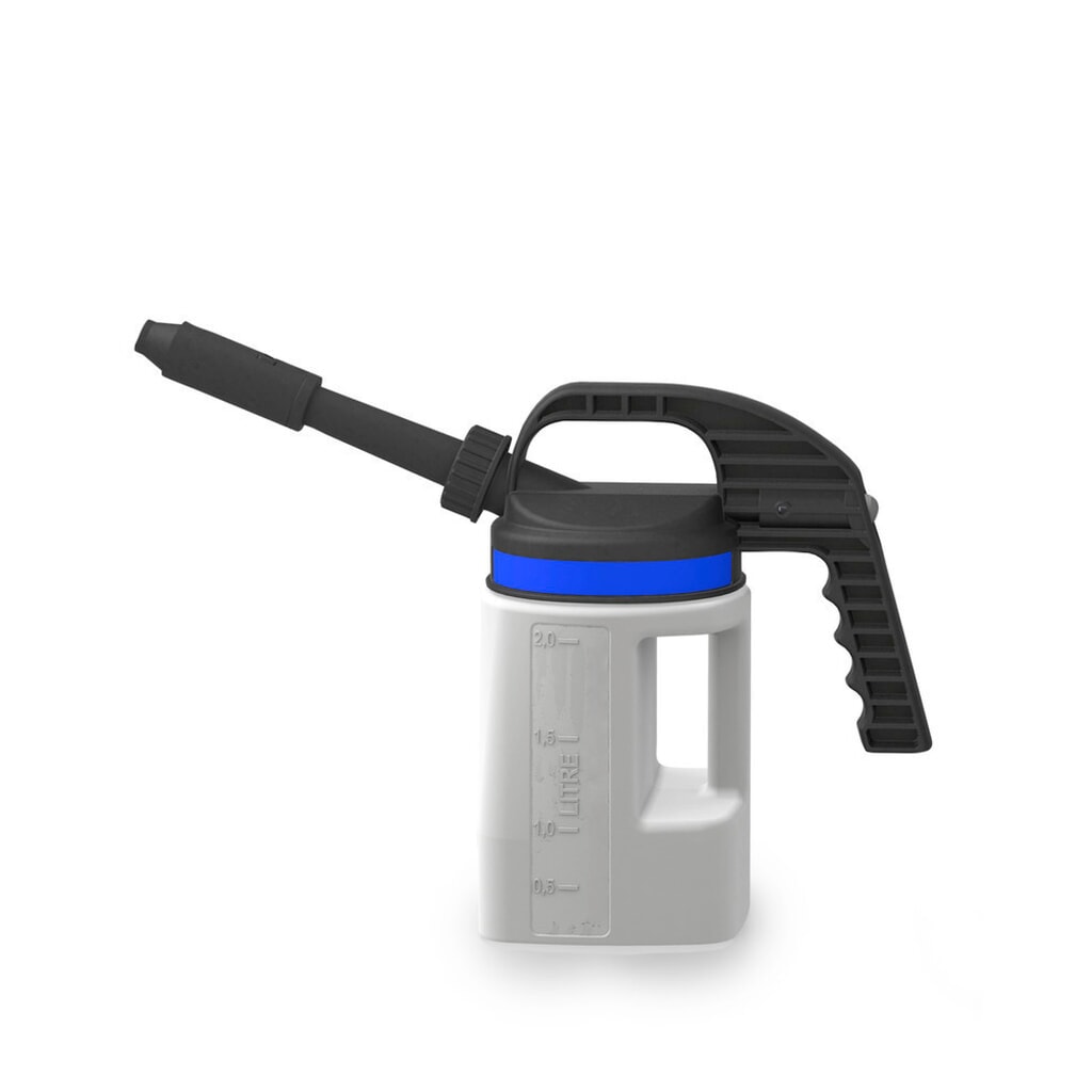 Abfüllkanne LubriFlex aus HDPE, 2 Liter Produktabbildung: Abfüllkanne LubriFlex aus HDPE, 2 Liter