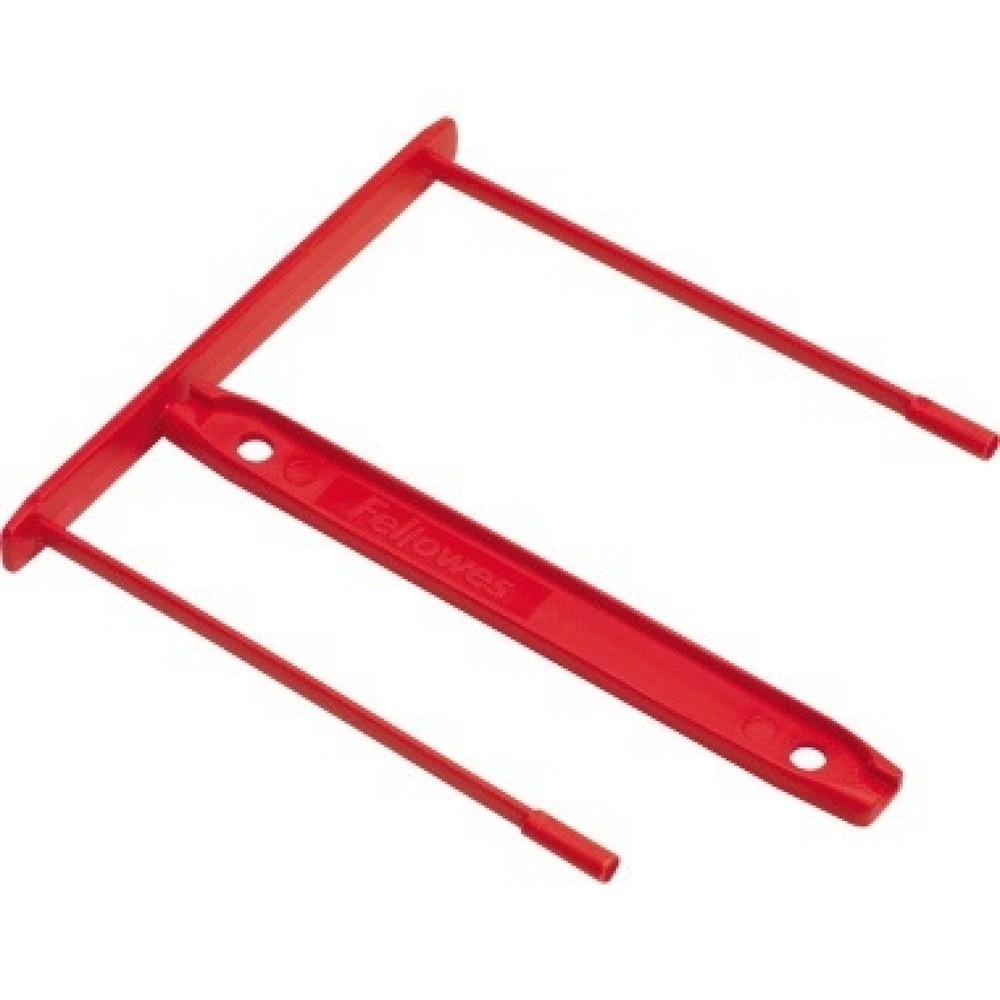 Produktabbildung: Bankers Box Abheftbügel 0089602 85mm Kunststoff rot 100 St./Pack.