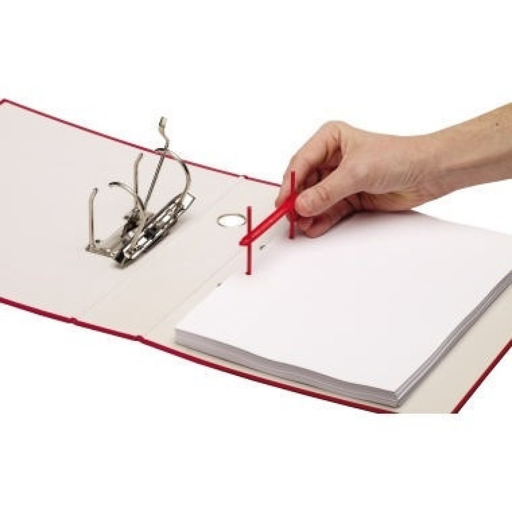 Produktabbildung Nr. 4: Bankers Box Abheftbügel 0089602 85mm Kunststoff rot 100 St./Pack.
