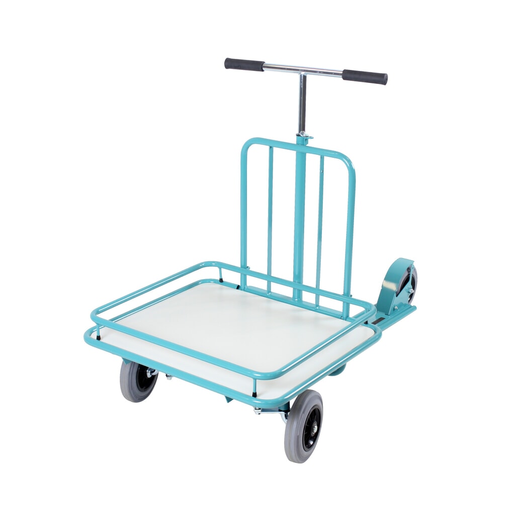 Produktabbildung Nr. 2: Abnehmbare Ladezarge für Betriebsroller Ameise®, türkisblau