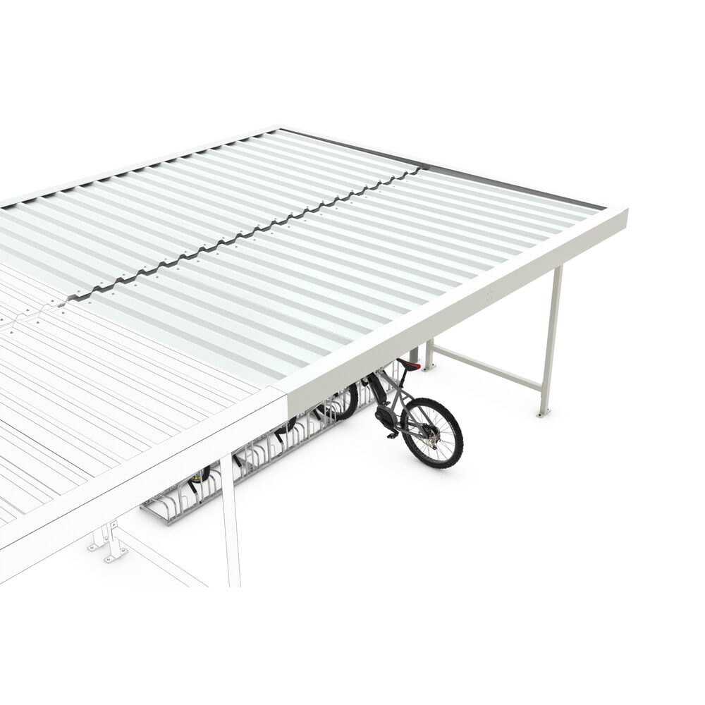 N° de l'image du produit 7 : Abri VARIO, 2 côté, ME, HxlxP 2 350 x 4 300 x 4 400 mm