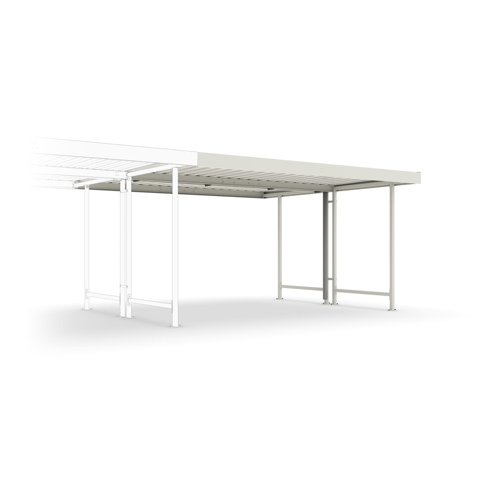 Illustration du produit: Abri VARIO, 2 côté, ME, HxlxP 2 350 x 4 300 x 4 400 mm