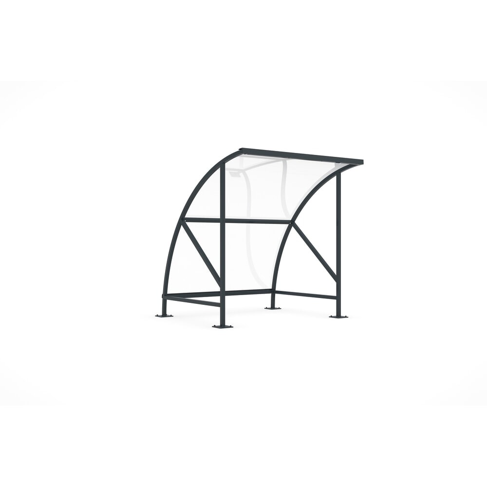 Illustration du produit: Auvent pivotant en Structure cintrée, largeur 2,040 mm, gris anthracite RAL 7016