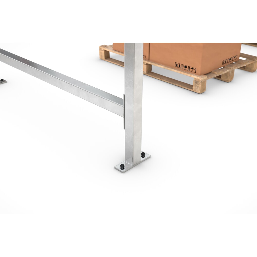 N° de l'image du produit 3 : Abri wsm®, 1 côté, module de base, H x l x P 2 360 x 2 250 x 2 200 mm, galvanisé
