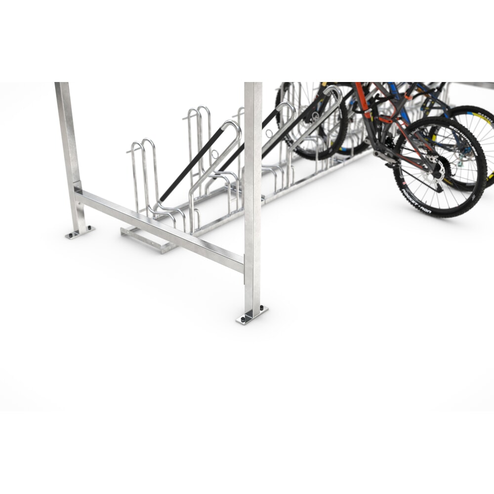 N° de l'image du produit 4 : Abri wsm®, 1 côté, module de base, H x l x P 2 360 x 2 250 x 2 200 mm, galvanisé