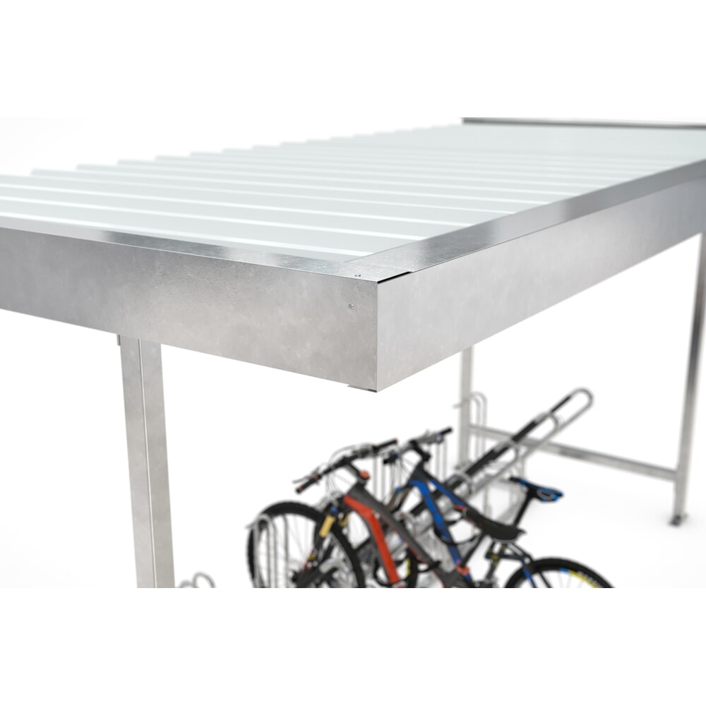 N° de l'image du produit 6 : Abri wsm®, 1 côté, module de base, H x l x P 2 360 x 2 250 x 2 200 mm, galvanisé