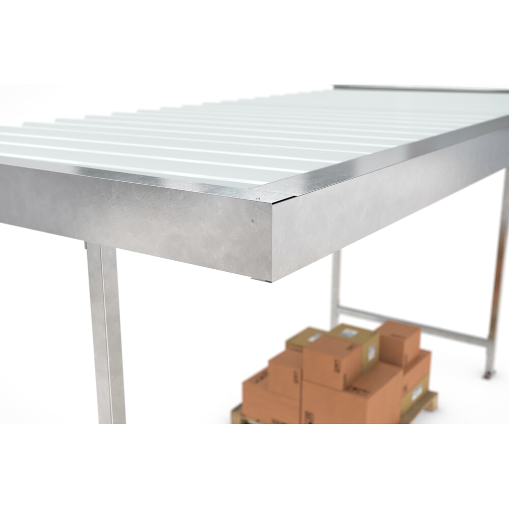 N° de l'image du produit 7 : Abri wsm®, 1 côté, module de base, H x l x P 2 360 x 2 250 x 2 200 mm, galvanisé