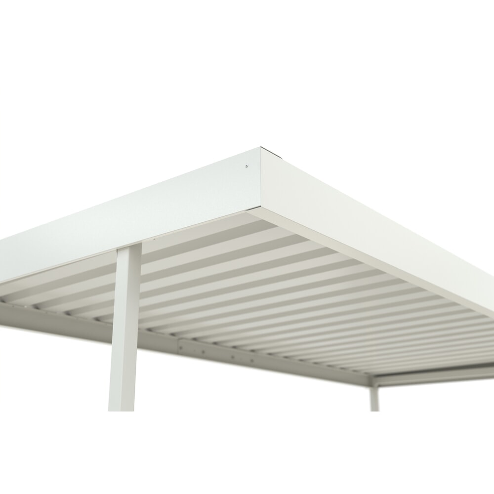 N° de l'image du produit 5 : Abri wsm® VARIO, 1 côté, module de base, H x l x P 2 360 x 4 300 x 2 200 mm, RAL 9002